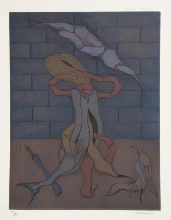 Офорт И Аквитанта Camacho  - Les vitriers