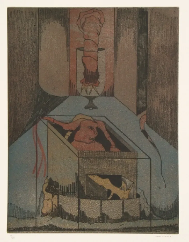 Офорт И Аквитанта Camacho  - Les vitriers