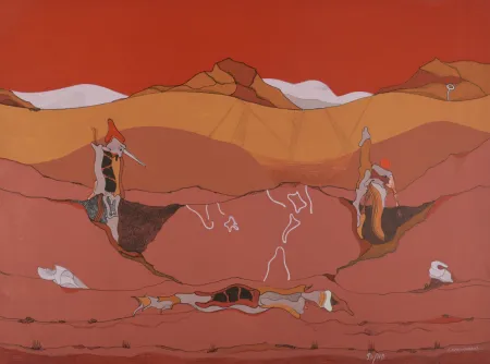 Литография Camacho  - Nazca, 1986 - Hand-signed