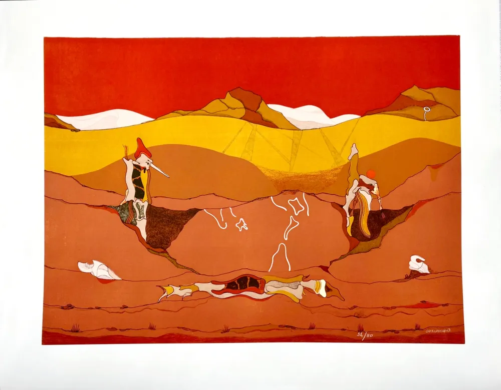 Литография Camacho  - Paysage