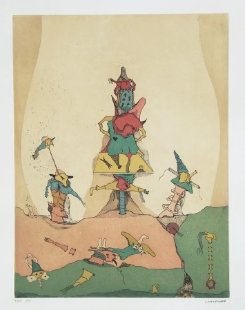 Офорт И Аквитанта Camacho  - Sans titre