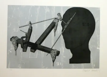 Офорт И Аквитанта Campeny - Manhattan transformation