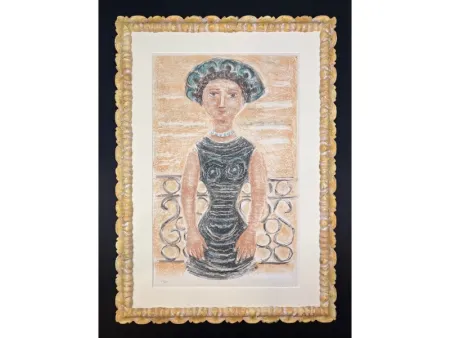Литография Campigli - Donna al balcone