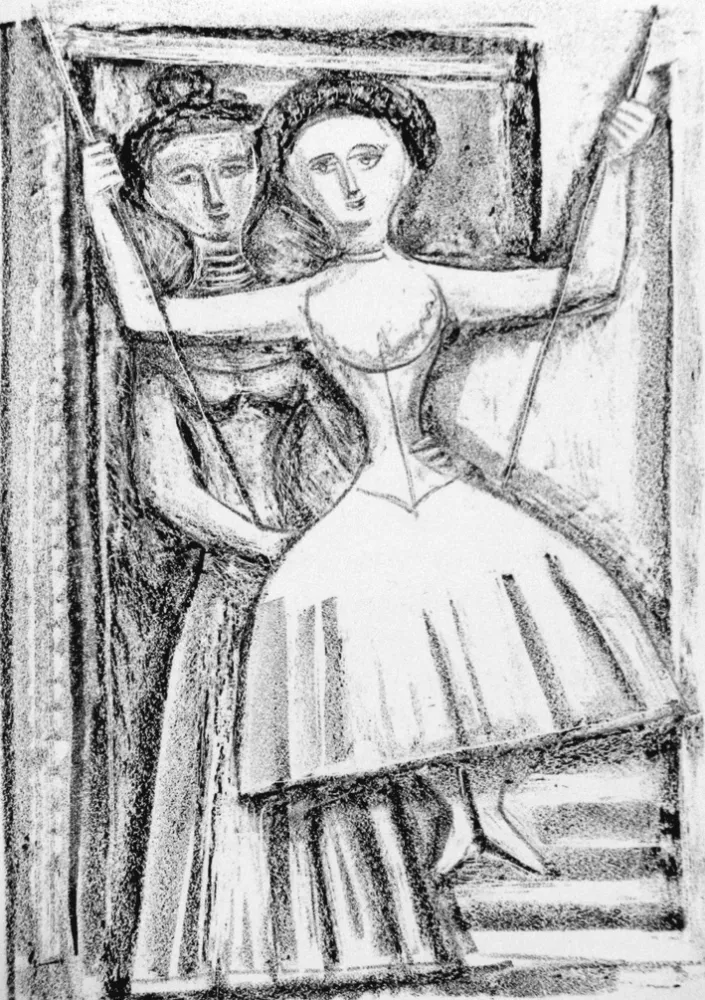 Литография Campigli - Fedra I