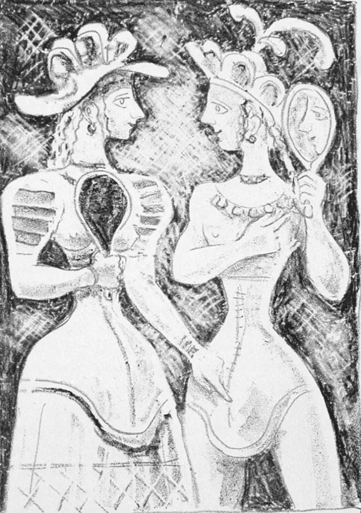 Литография Campigli - Fedra II