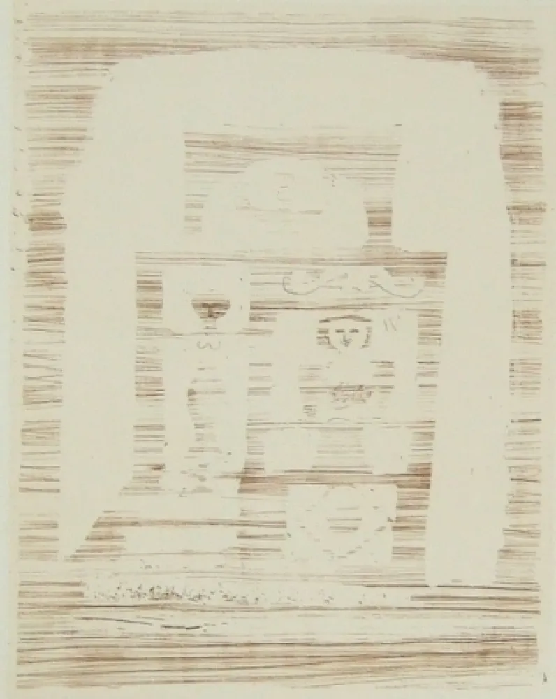 Гравюра Campigli - La casa