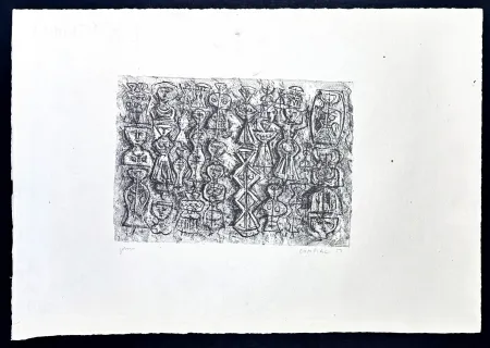 Литография Campigli - Massimo Campigli (1895–1971) – Follia di donne – Lithograph on Fabriano paper – 1959