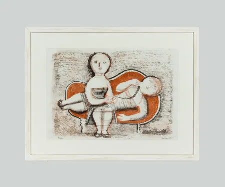 Литография Campigli - Senza titolo