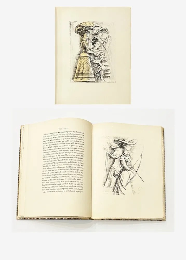 Иллюстрированная Книга Campigli - Theseus