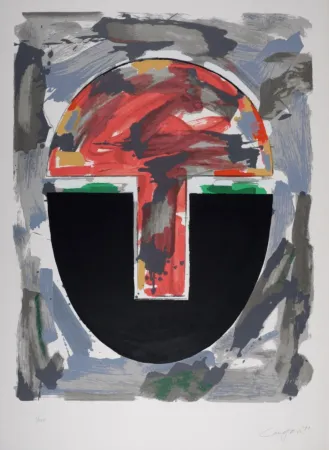 Сериграфия Canogar - Composition