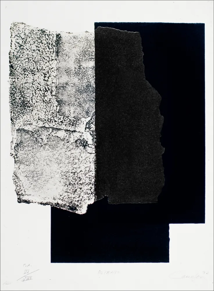 Сериграфия Canogar - Estrato