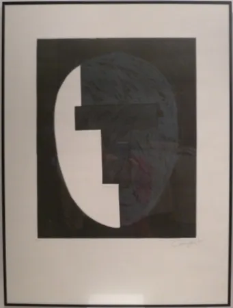 Акватинта Canogar - Homenaje a Julio González