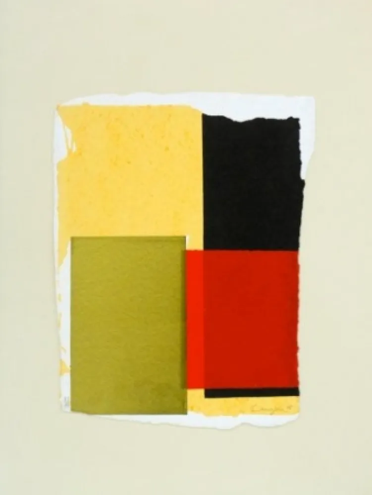 Сериграфия Canogar - Sin Titulo