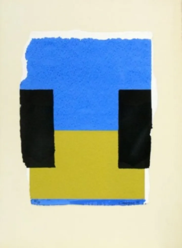 Сериграфия Canogar - Sin Titulo