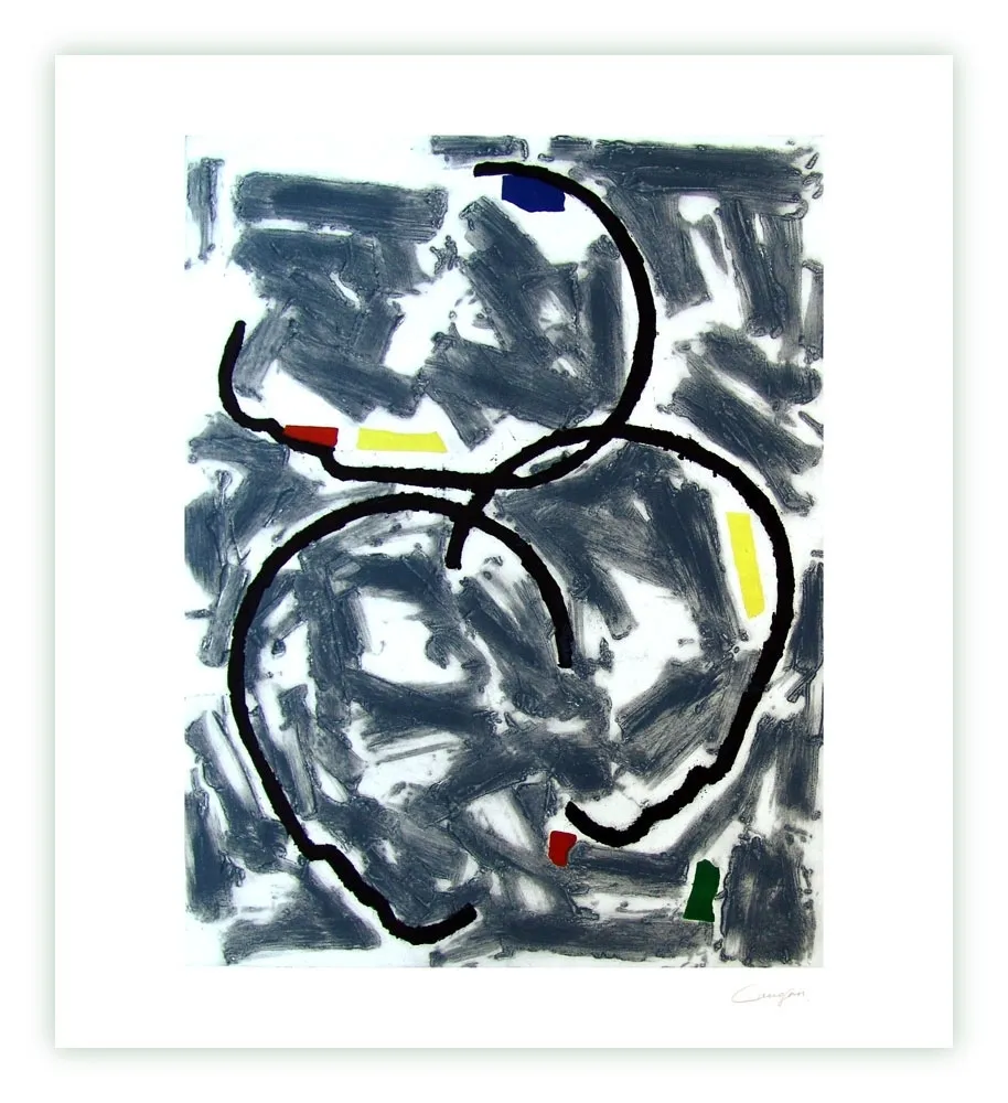 Гравюра Canogar - Sin título