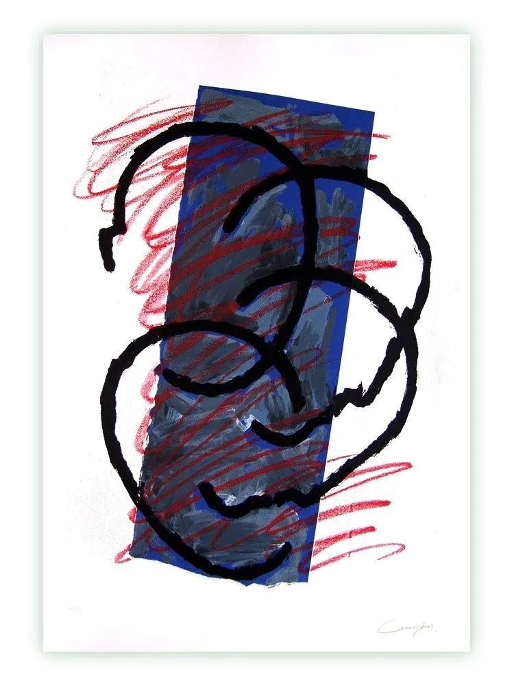 Гравюра Canogar - Sin título