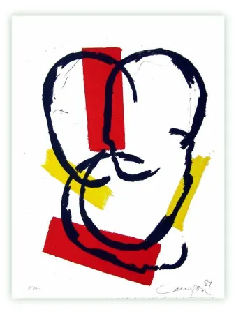 Гравюра Canogar - ST n-3