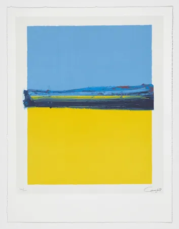 Литография Canogar - Ucrania 22