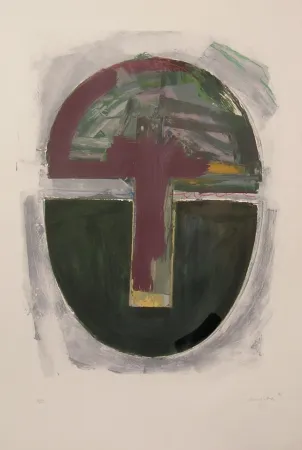 Литография Canogar - UNTITLED