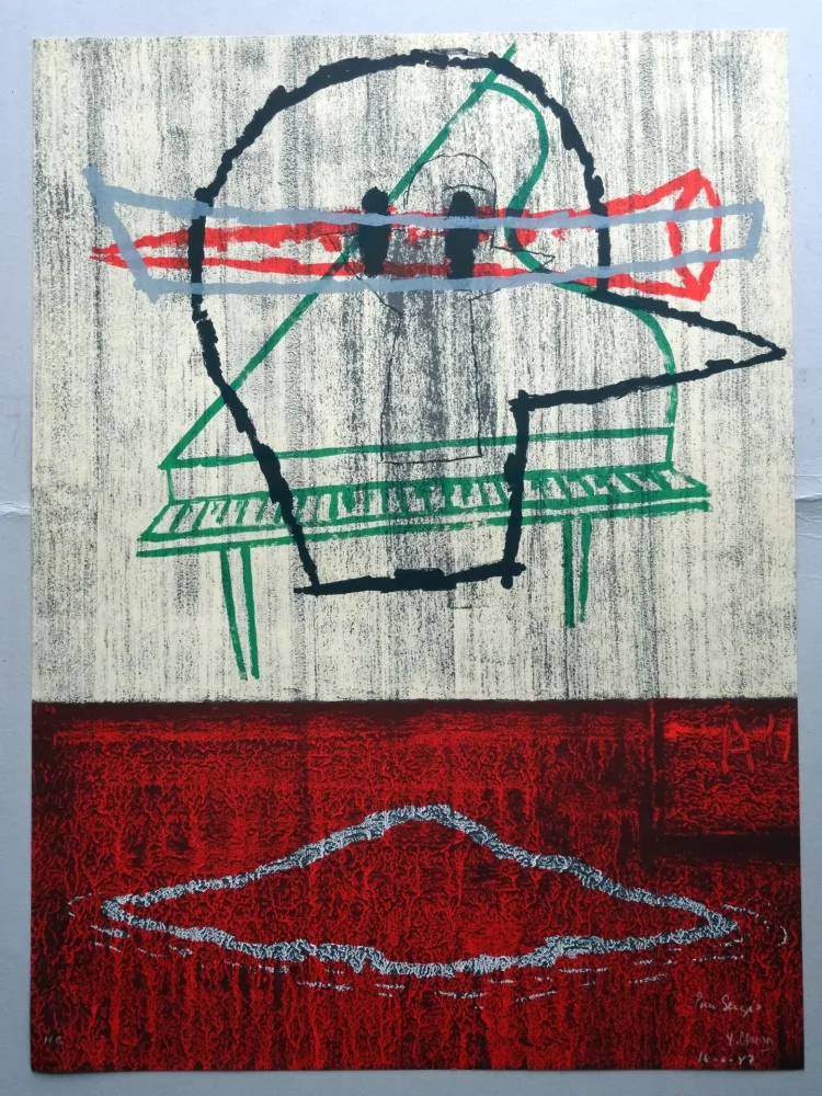 Литография Canosa - A.L. Galería Joan Prats