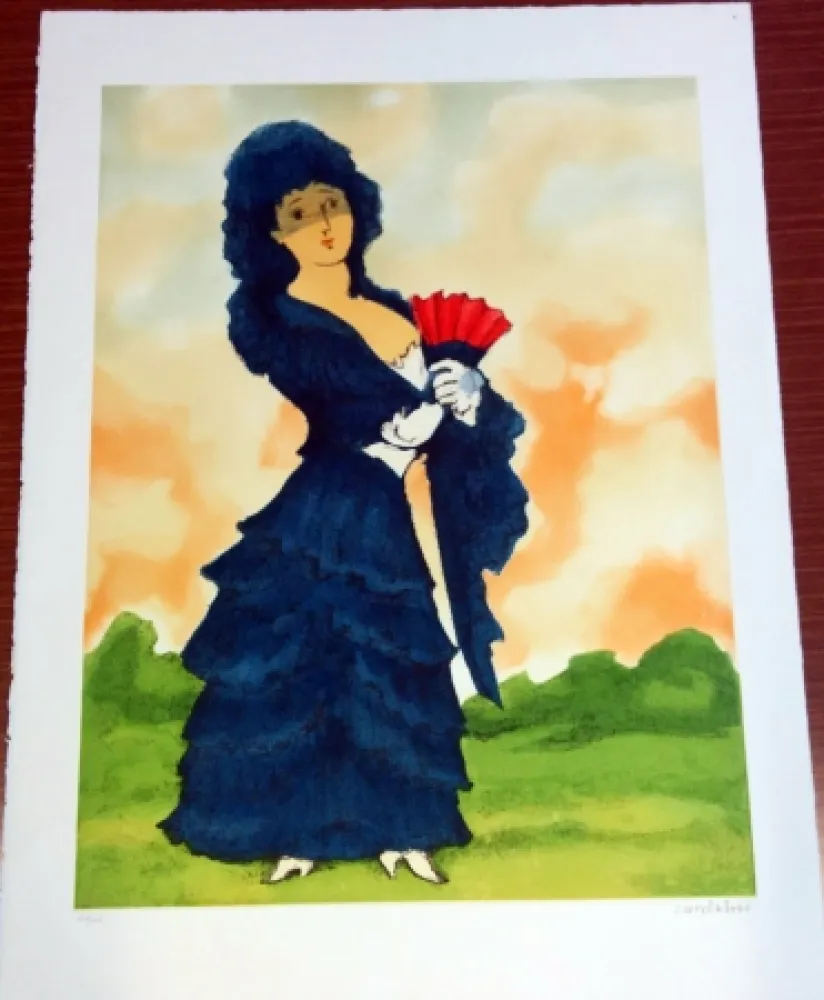 Офорт Cantatore - La spagnola