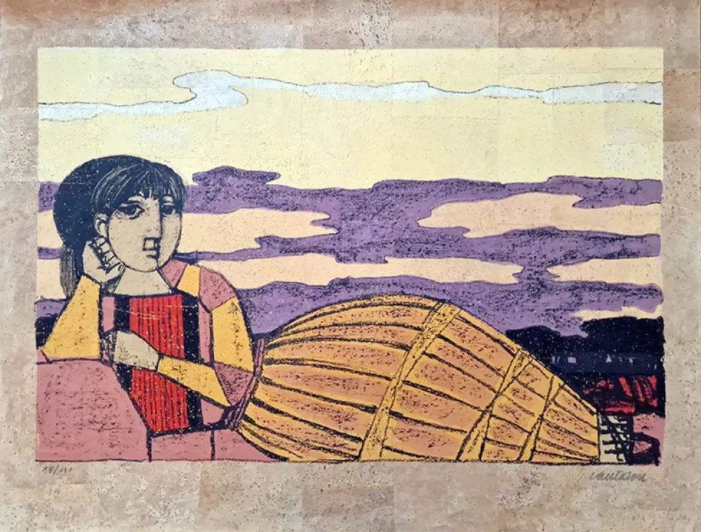 Литография Cantatore - Odalisca