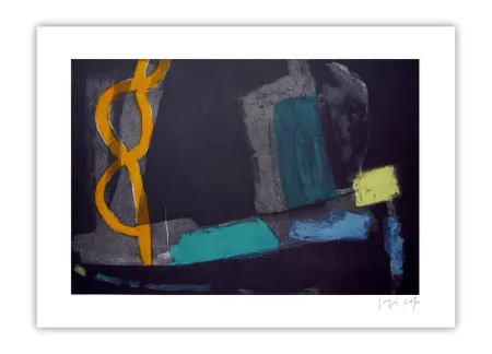 Гравюра Capa - Yellow ower dark