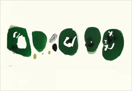 Офорт Capdeville - Cinq marques vertes