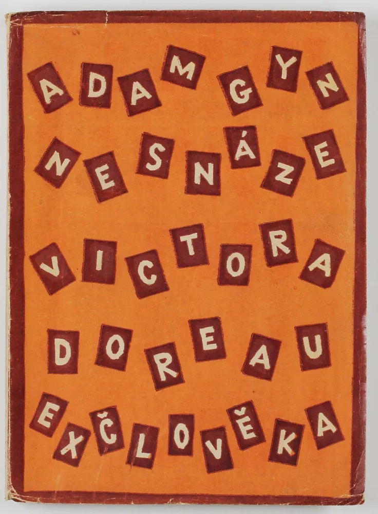 Линогравюра Capek - Nesnáze Victora Doreau Exčlověka