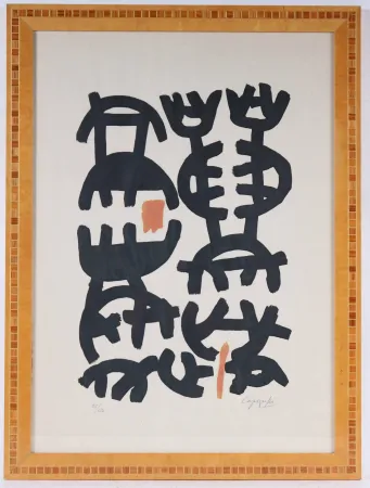 Литография Capogrossi - Composizione