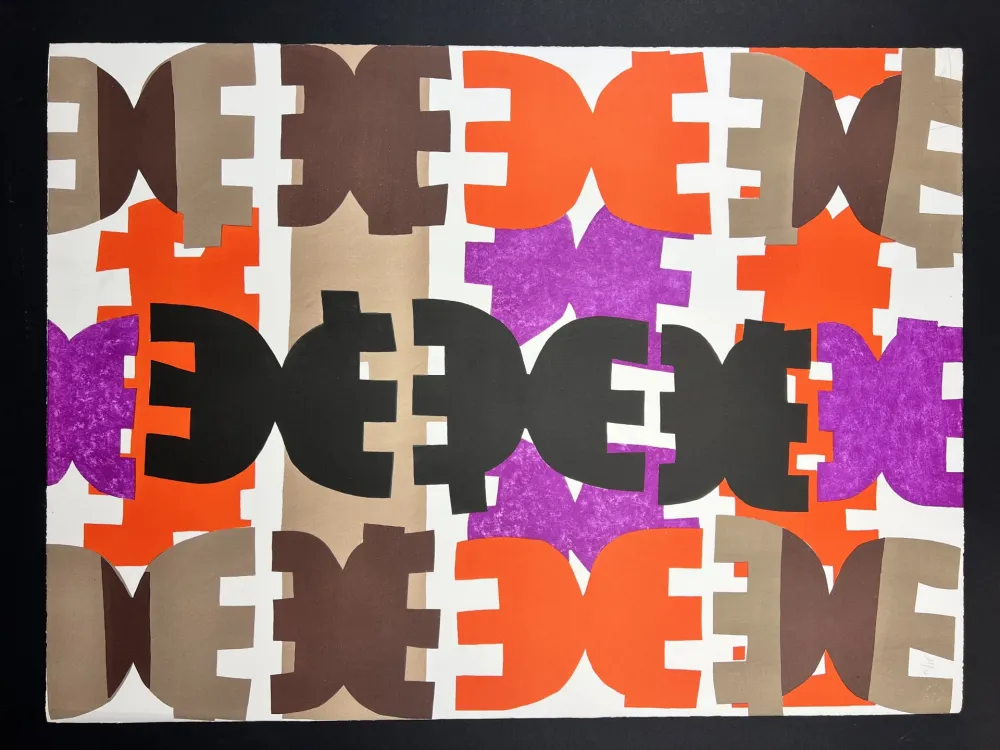 Литография Capogrossi - Composizione