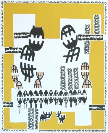 Литография Capogrossi - Edizioni del Cavallino Venezia