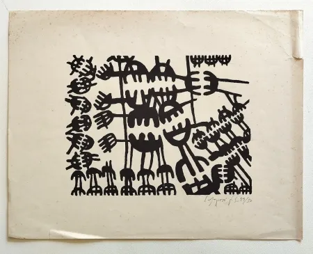 Литография Capogrossi - Forma 2