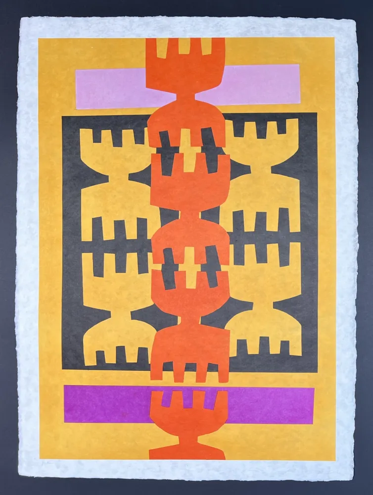 Литография Capogrossi - Giuseppe Capogrossi (1900-1972) - Lithograph on Japanese paper - 1970