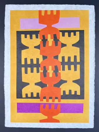 Литография Capogrossi - Giuseppe Capogrossi (1900-1972) - Lithograph on Japanese paper - 1970