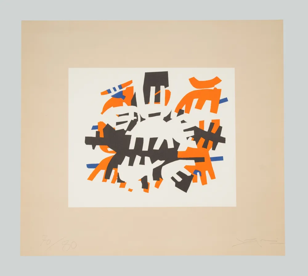 Литография Capogrossi - Opale