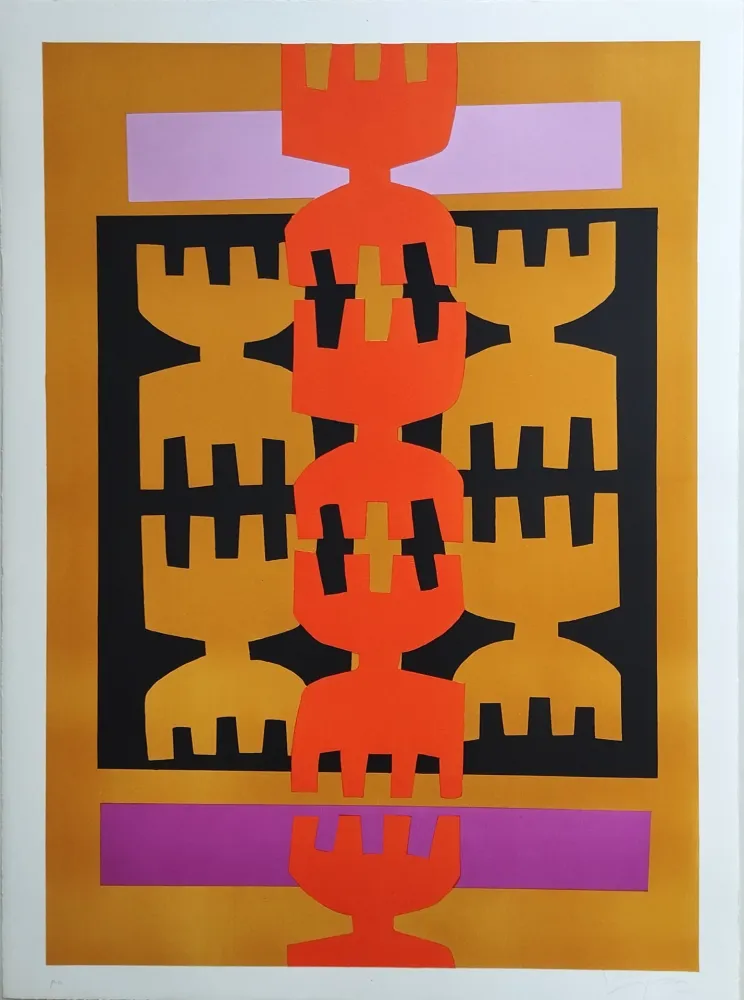 Литография Capogrossi - Quarzo 4