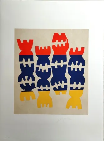 Литография Capogrossi - Quarzo 5