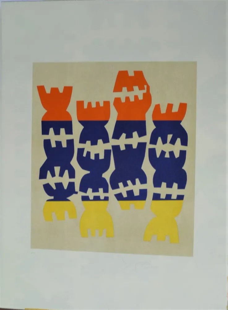 Литография Capogrossi - Quarzo 5