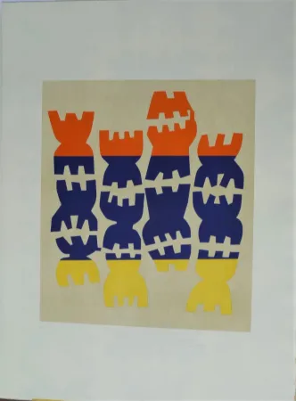 Литография Capogrossi - Quarzo 5