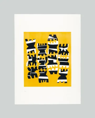 Литография Capogrossi - Quarzo 8