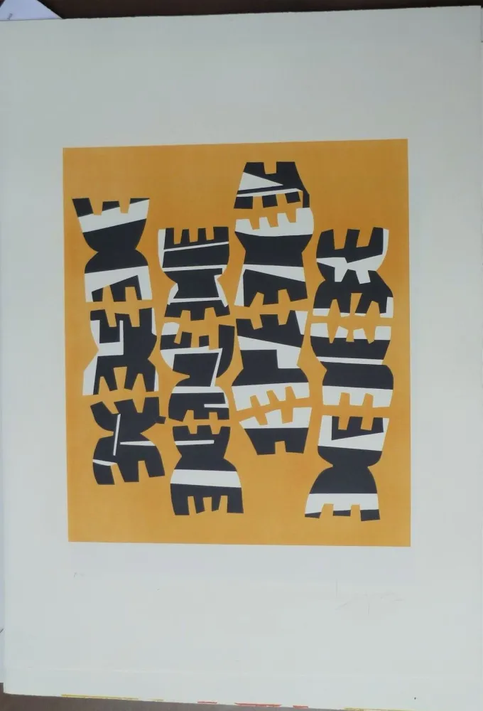 Литография Capogrossi - Quarzo 8