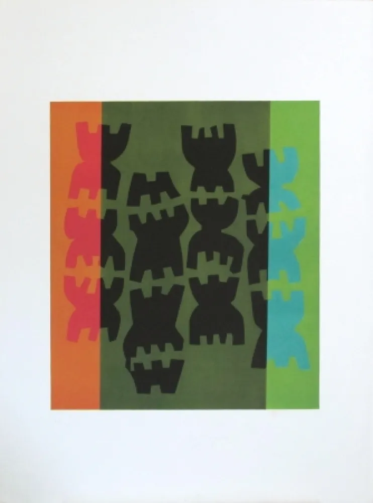 Литография Capogrossi - Quarzo n°10