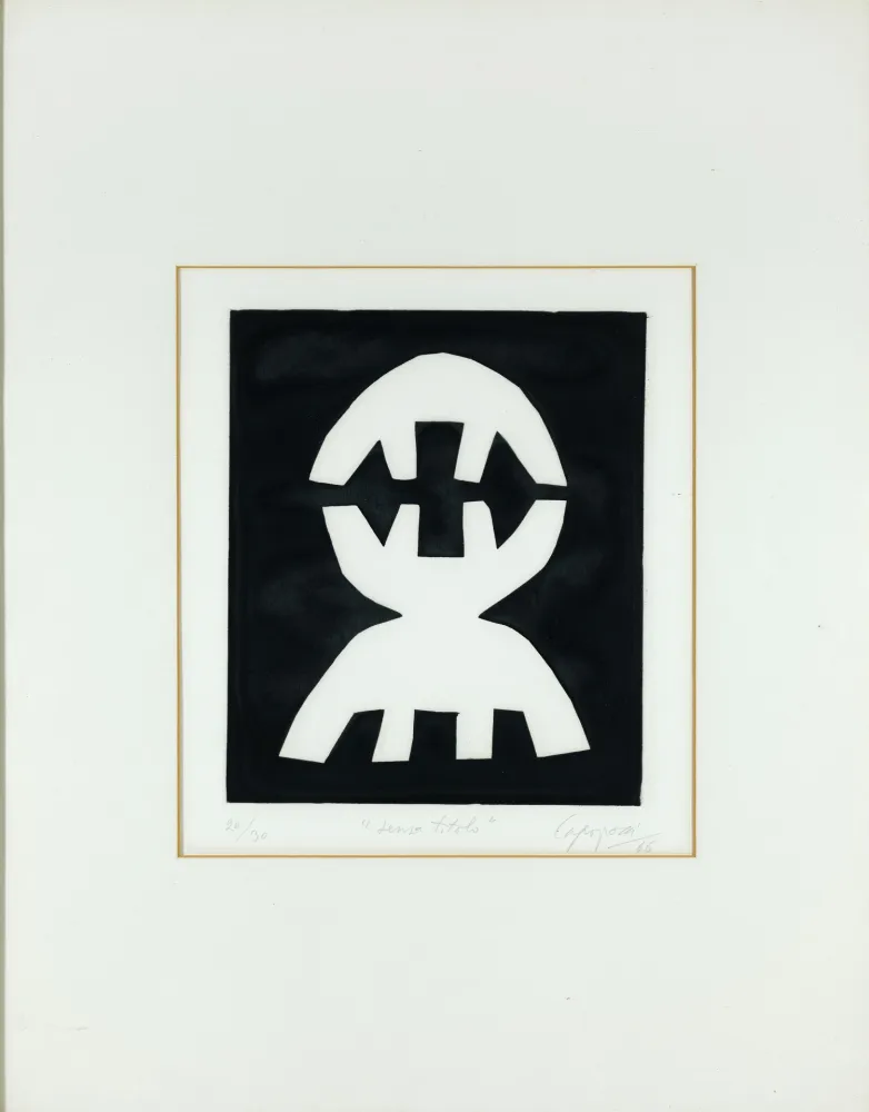 Акватинта Capogrossi - Senza titolo