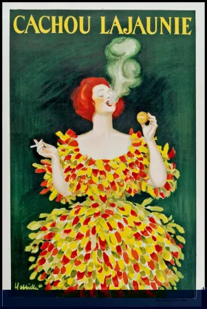 Литография Cappiello - CACHOU LAJAUNIE