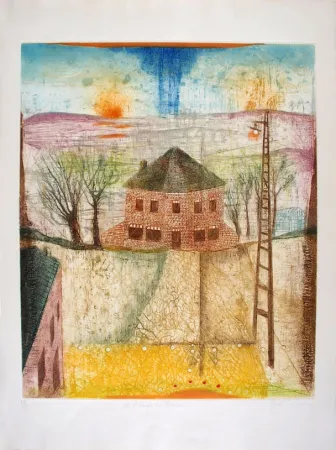 Офорт И Аквитанта Carcan - A l'angle du chemin