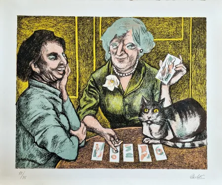 Литография Carletti - I tarocchi