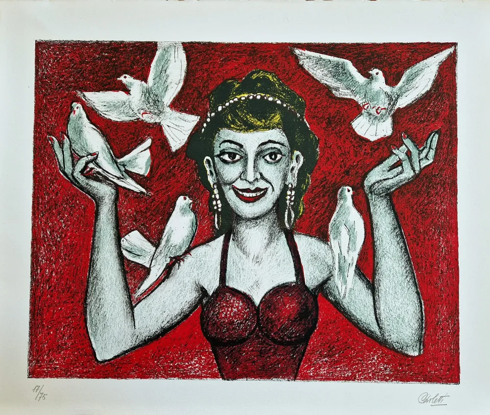 Литография Carletti - La valletta