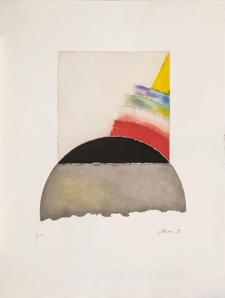 Офорт И Аквитанта Carmi - Senza titolo