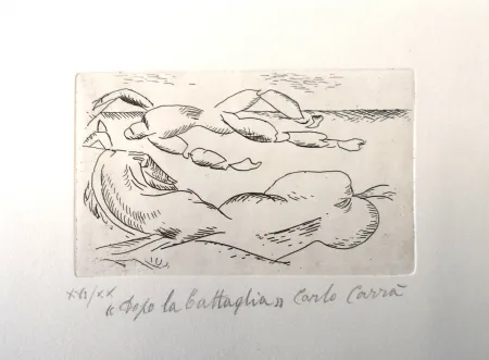 Офорт Carra - Dopo la battaglia